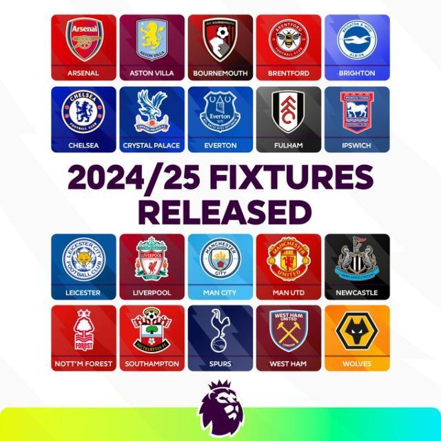 英超新季赛程：曼联担纲揭幕重任，蓝军首轮迎曼城