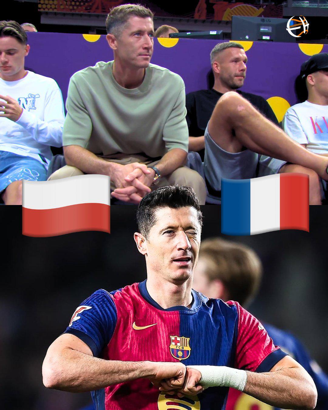 jiuyou游戏-梦幻联动！莱万携波兰男足国家队现场观战波兰男篮